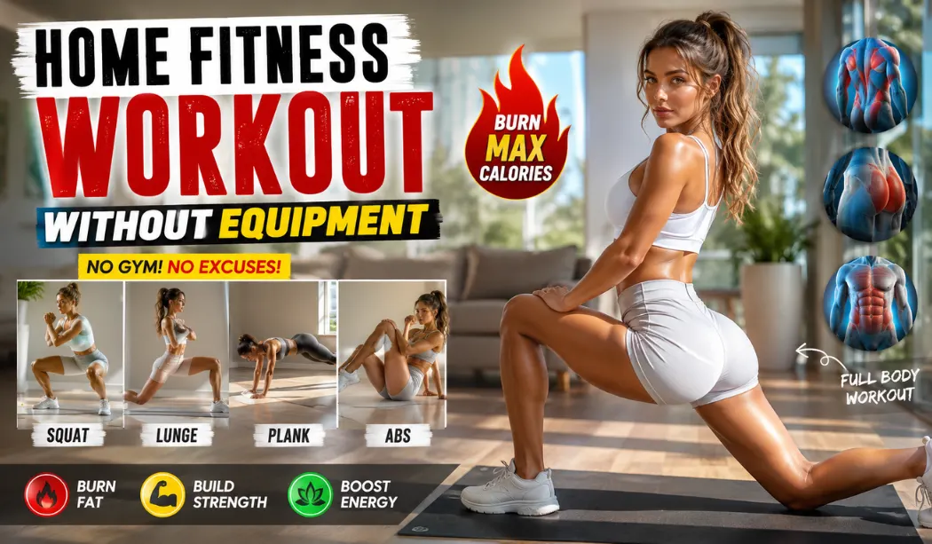 Best Guide to Home Fitness Workout Without Equipment