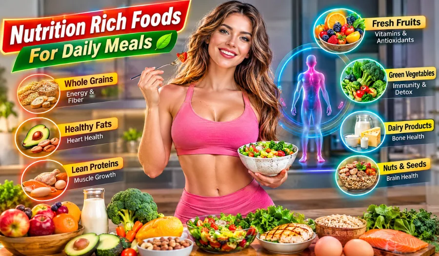 Top Nutrition Rich Foods For Daily Meals: Easy Healthy Eating Guide